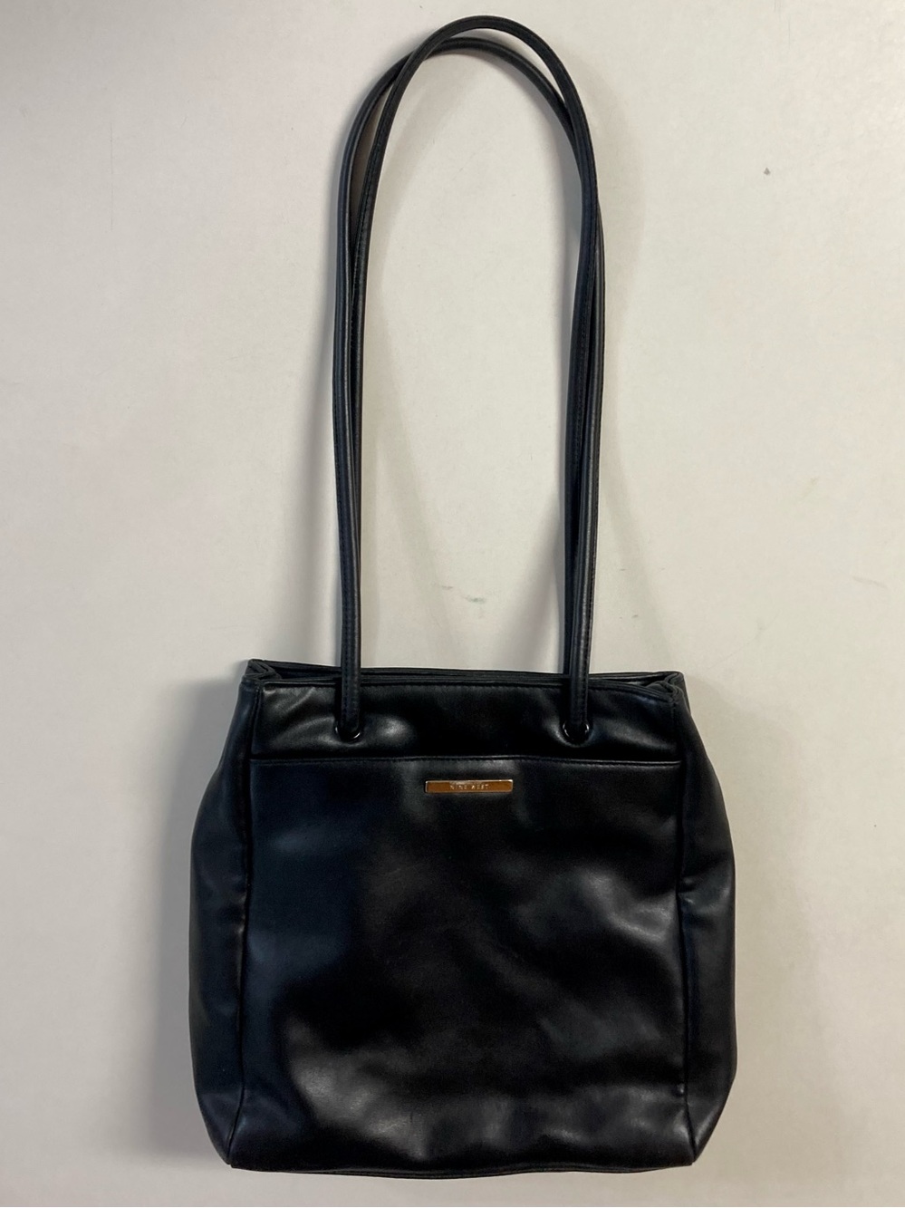 Vintage Nine West North / South Black Tote